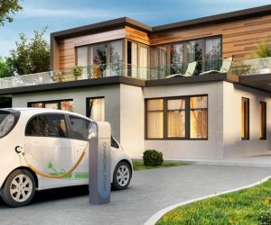 instalar-punto-recarga-coche-electrico-casa-en-madrid-coche-aparcado-en-casa